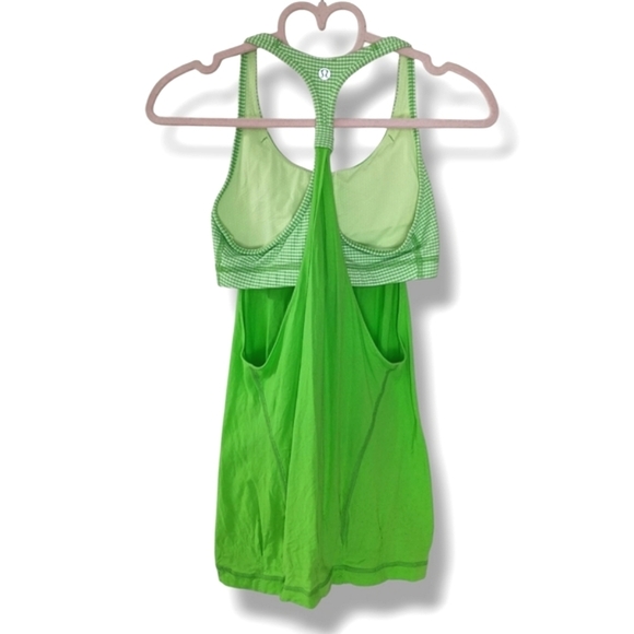 Lululemon Practice Freely Tank in Green Size 4 - Picture 8 of 10